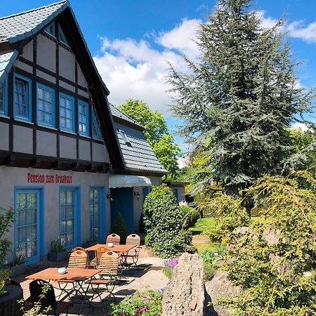 Pension Zum Brauhaus ชตราลซุนด์ ภายนอก รูปภาพ