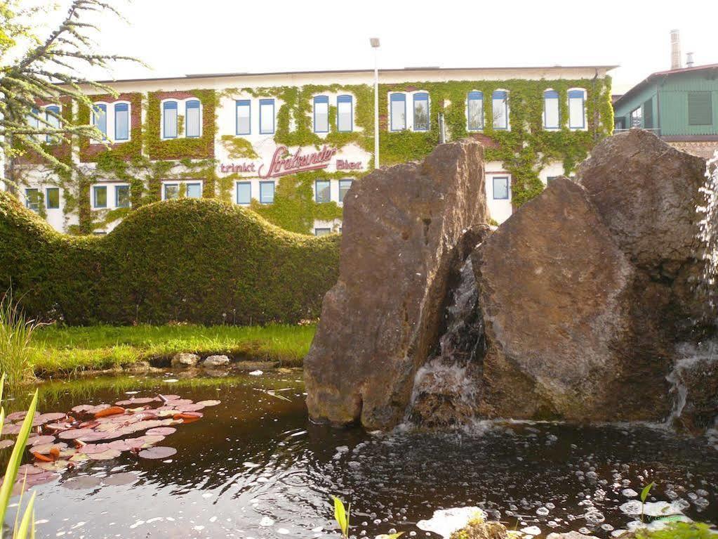 Pension Zum Brauhaus ชตราลซุนด์ ภายนอก รูปภาพ