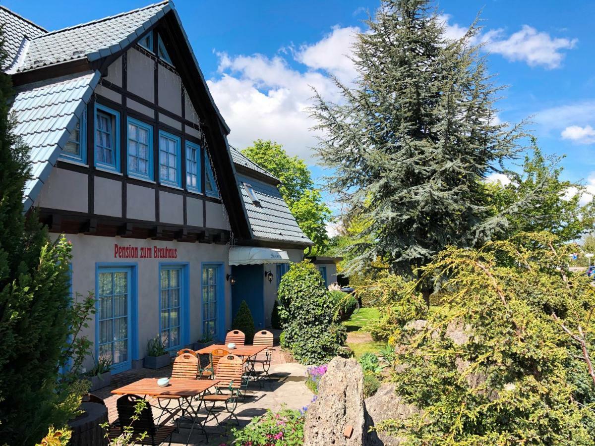 Pension Zum Brauhaus ชตราลซุนด์ ภายนอก รูปภาพ